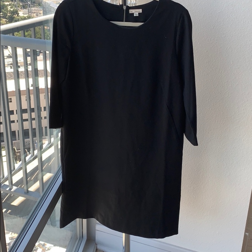 Long Sleeved Black Dress